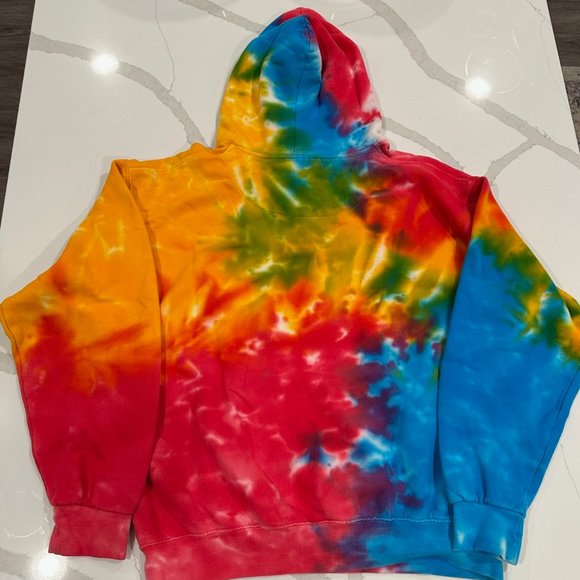 NASA Tie-Dye Hoodie Kangaroo Sweatshirt Size: Medium - Picture 3 of 5